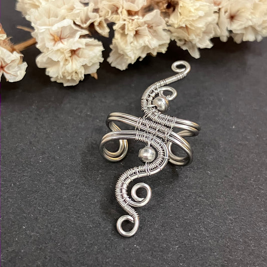 Stainless steel ear cuff