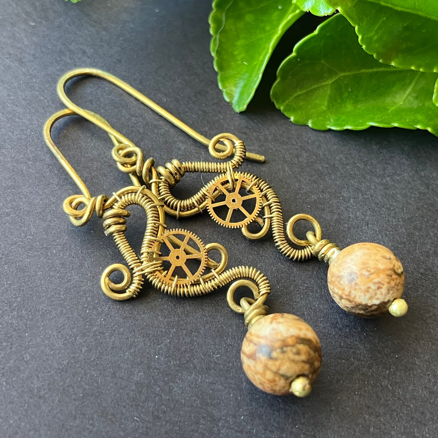 JUPITER HERCEGNŐ steampunk fülbevaló