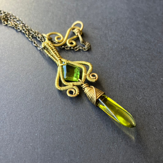 KEMET green pendant