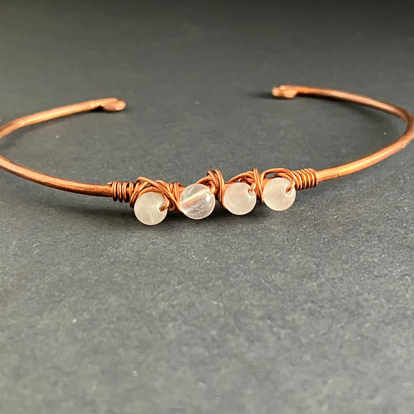 WILDFLOWER copper rosequartz bracelet