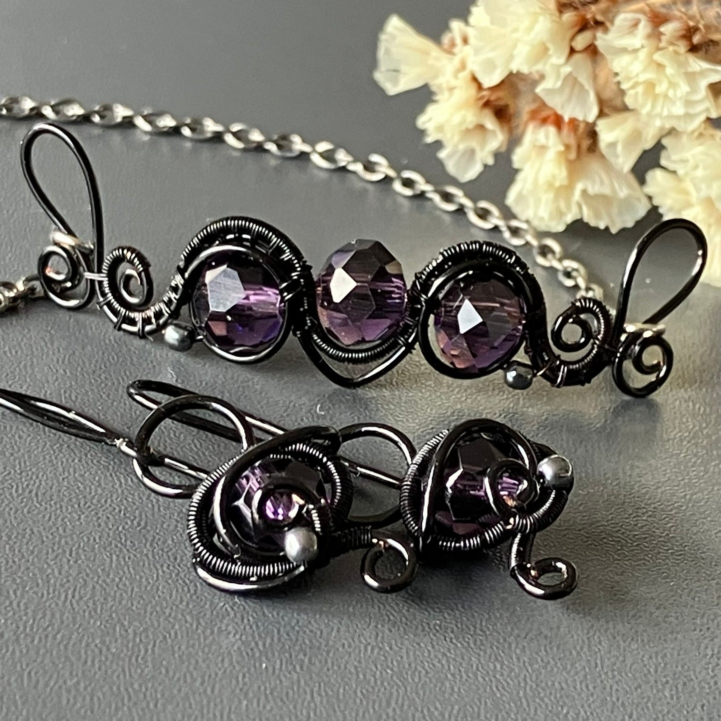 Black and purple bundle