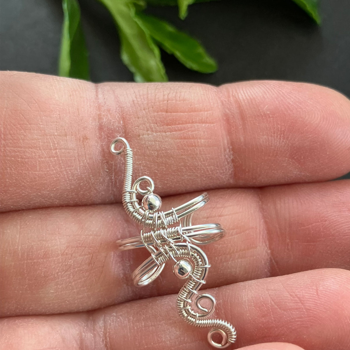 BASICS - silver plated short ear cuff
