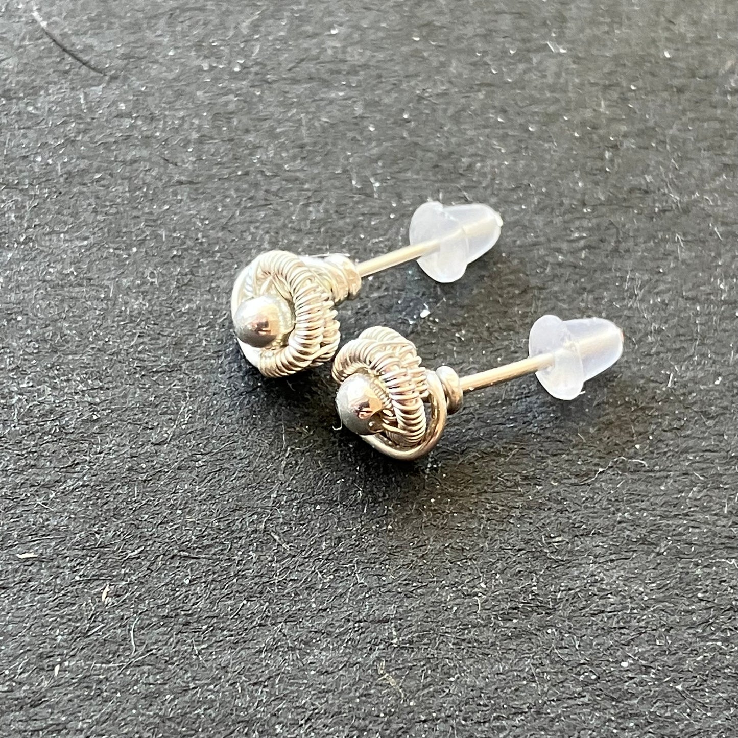 BASICS - silver plated stud earrings