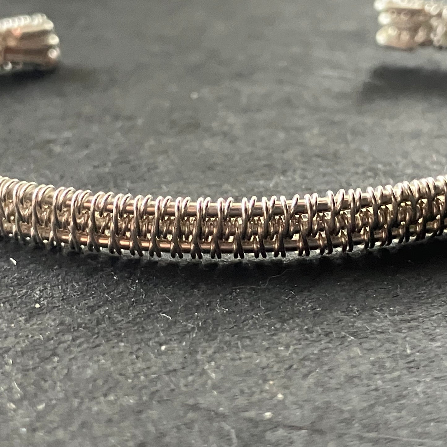 BASICS - silver plated bangle bracelet