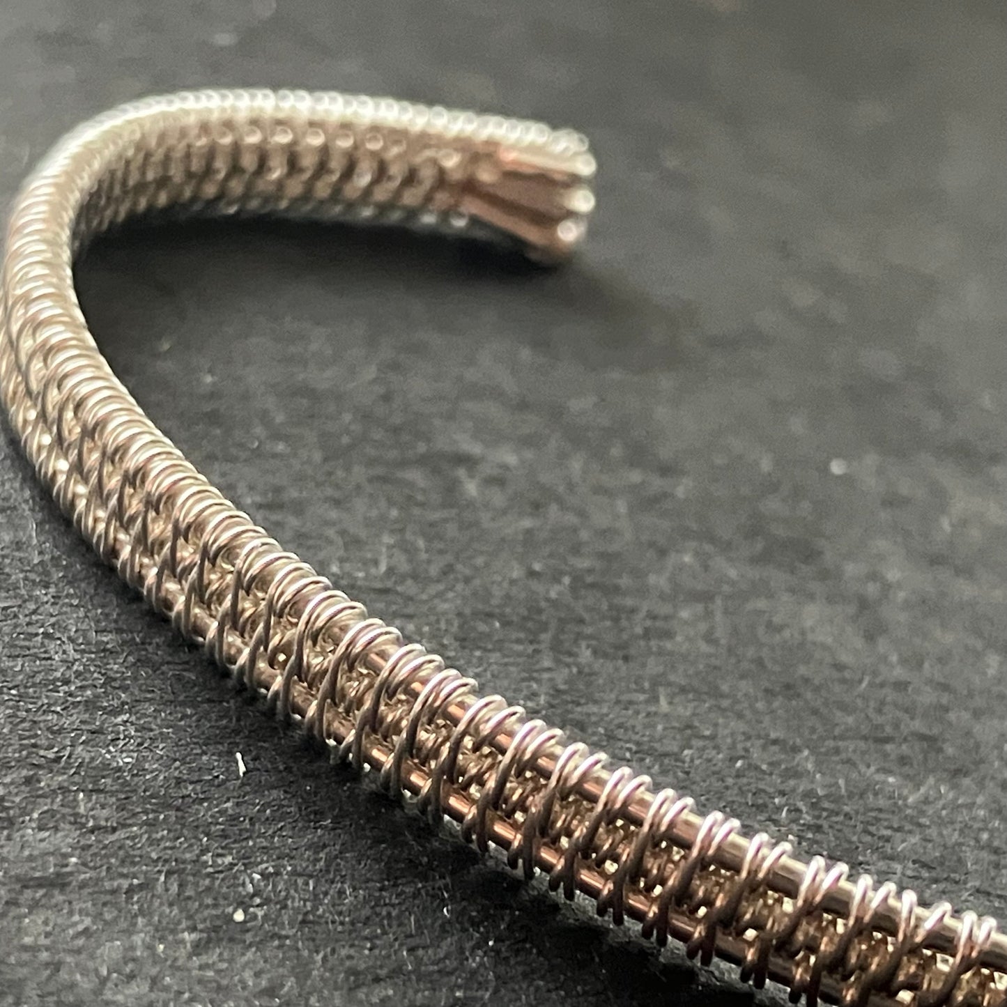 BASICS - silver plated bangle bracelet