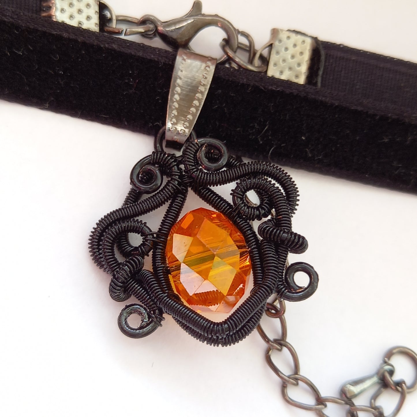 PHOENIX orange choker