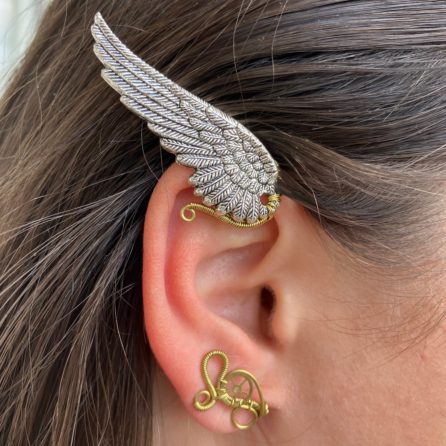 Winged ear wrap