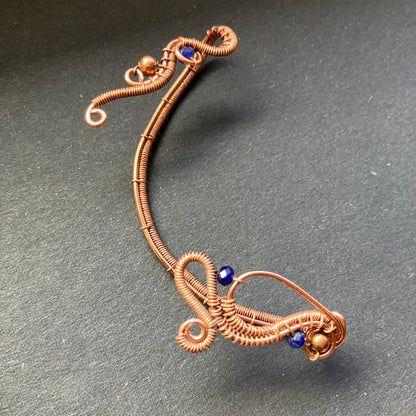 Journey copper sodalite ear wrap