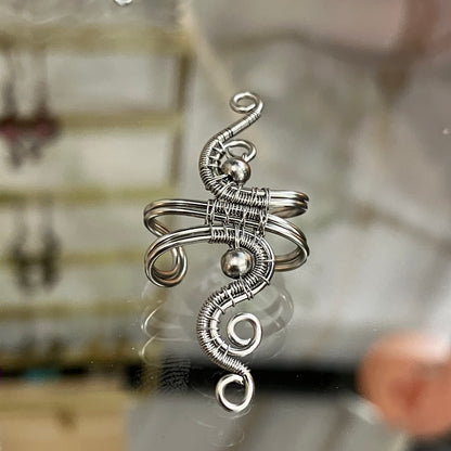 Stainless steel ear cuff