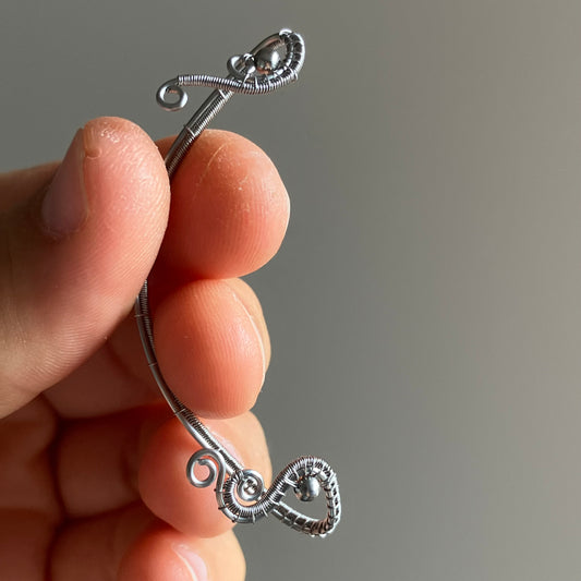 Stainless steel small ear wrap