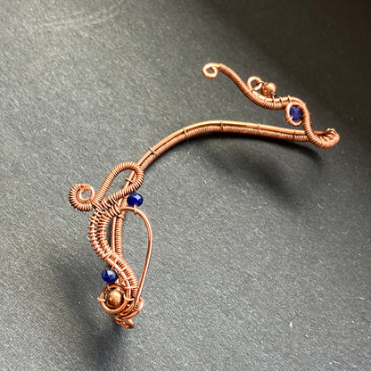 Journey copper sodalite ear wrap