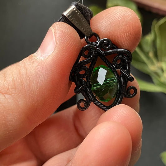 FREEDOM black green choker
