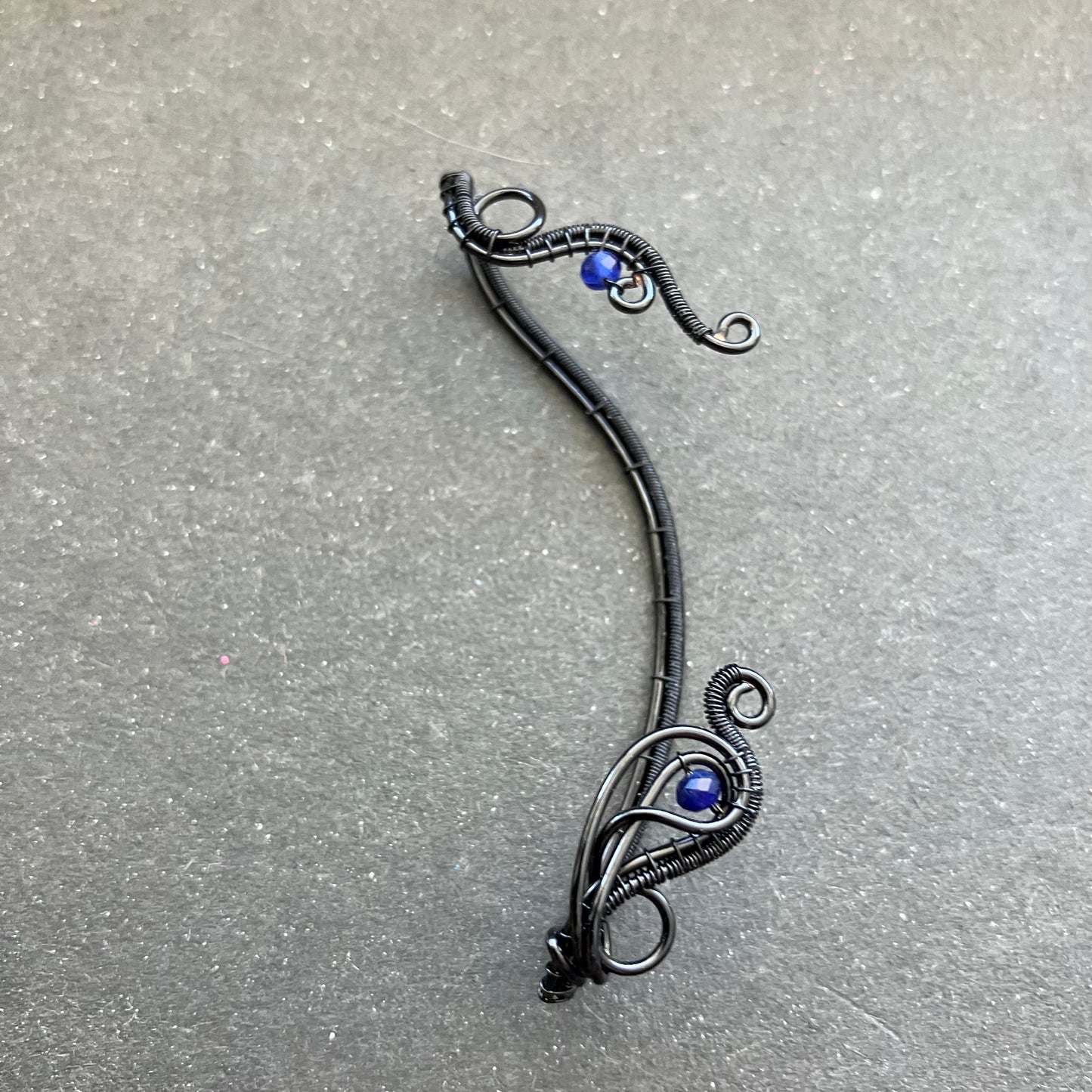 Magic Garden black sodalite ear wrap