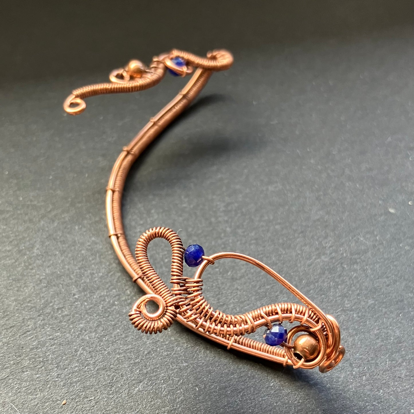 Journey copper sodalite ear wrap