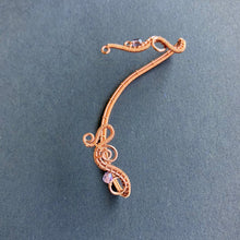 Load image into Gallery viewer, WILDFLOWER copper purple ear wrap

