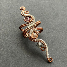 Load image into Gallery viewer, WILDFLOWER copper silverplated big ear cuff
