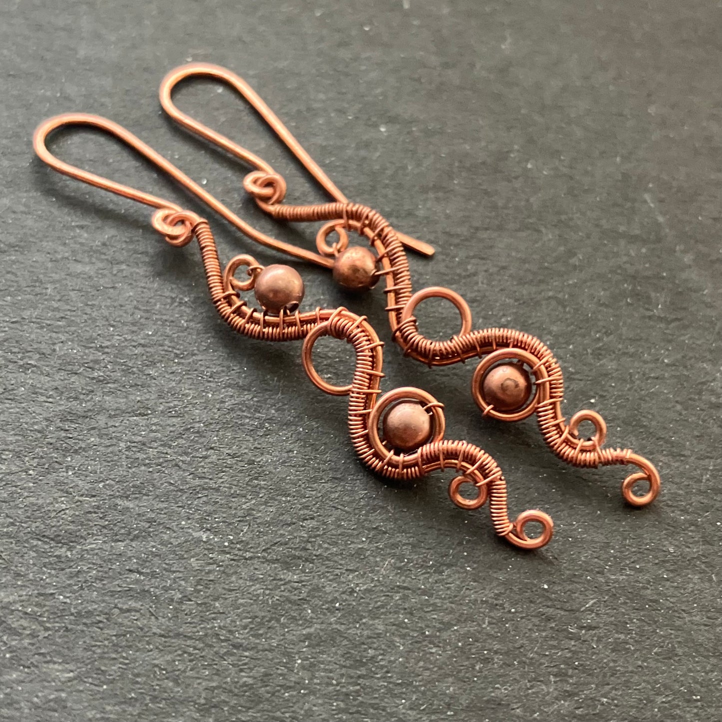 BASICS - copper earrings