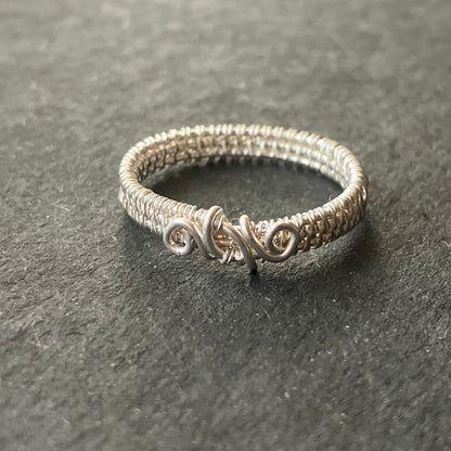 BASICS - silver plated ring