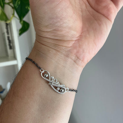 BASICS - silver plated chain bracelet