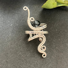 Kép betöltése a galériamegjelenítőbe: NOX ezüstözött fülgyűrű
