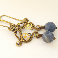 Load image into Gallery viewer, NEPTUN PRINCESS steampunk earrings
