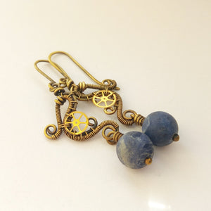 NEPTUN PRINCESS steampunk earrings