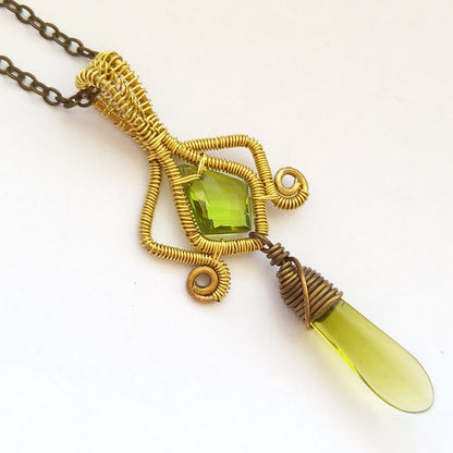 KEMET green pendant