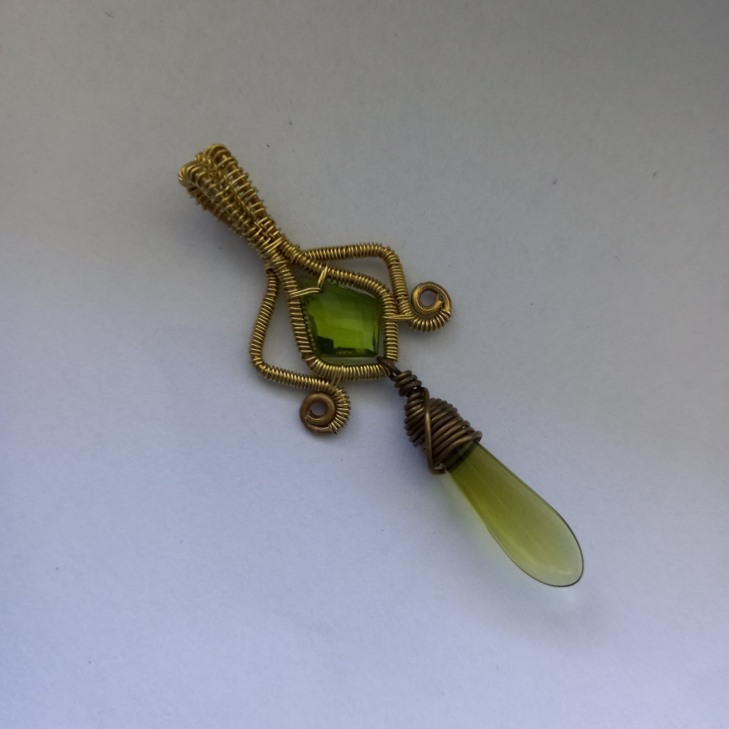 KEMET green pendant