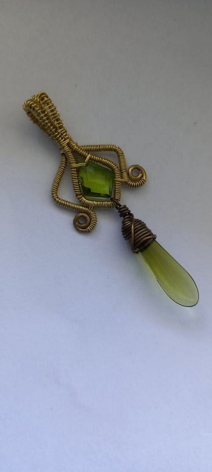 KEMET green pendant