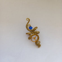Load image into Gallery viewer, KEMET blue small ear cuff

