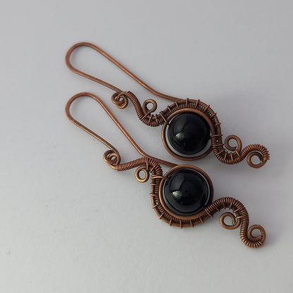 PHOENIX copper turmaline earrings