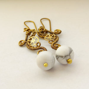 MOON PRINCESS steampunk earrings
