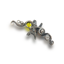 Kép betöltése a galériamegjelenítőbe: LUX sárga fülgyűrű

